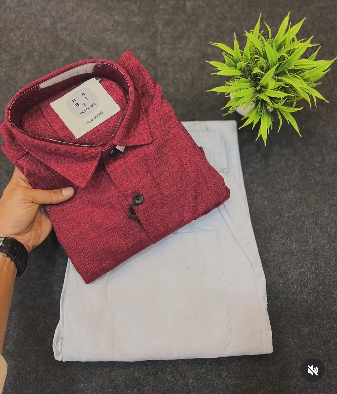 Formal shirt & pant combo