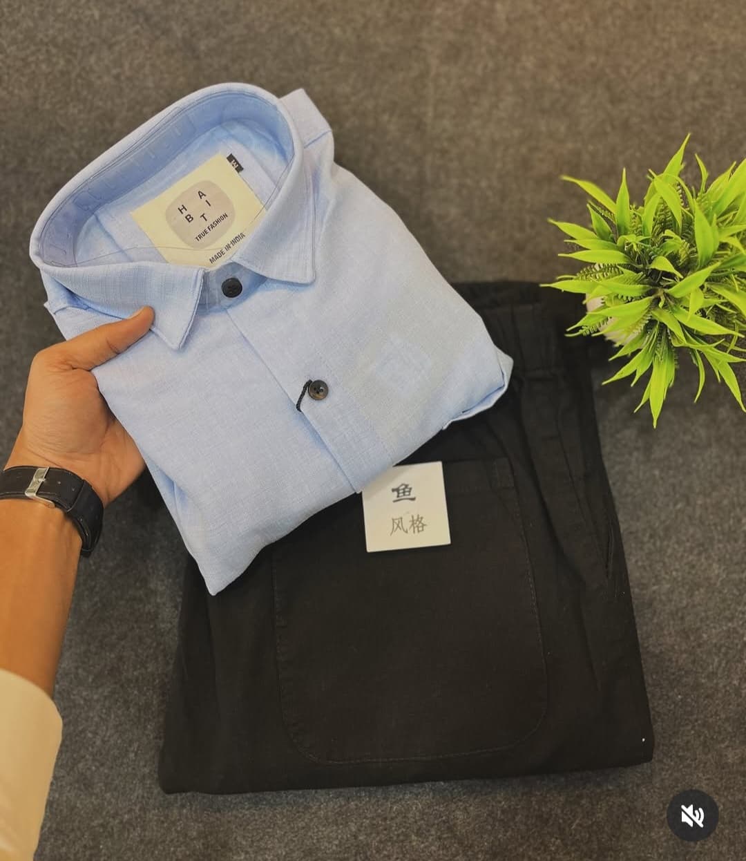 Formal shirt & pant combo